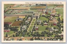 Postcard College Of Agriculture University Of Nebraska Lincoln, Nebraska Aerial picture
