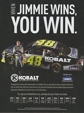 2009 Kobalt Tools - NASCAR Champion Jimmie Johnson 48 Car - Print Ad Photo picture