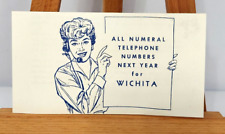 vtg 60s southwestern bell wichita kansas telephone number change notice pamphlet picture