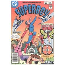 New Adventures of Superboy #28 Newsstand in Fine + condition. DC comics [c picture