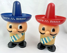 Vintage South of the Border Sombreros Souvenir Salt and Pepper Shakers Hong Kong picture