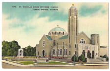Tarpon Springs Florida c1940's St. Nicholas Greek Orthodox Church picture