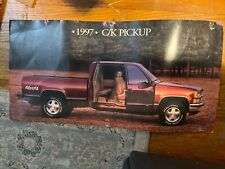 1997 97 Chevy Silverado C/K Pickup Dealer Poster Promotional 24” Long Cardboard picture