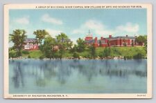 Postcard A Group Of Buildings River Campus New College Of Arts New York picture