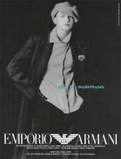 vintage EMPORIO ARMANI 1-Page Magazine PRINT AD 1992 ALDO FALLAI picture