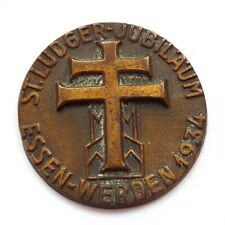 St. Ludger-Jubilaum Essen-Werden 1934 German Catholic Pinback picture