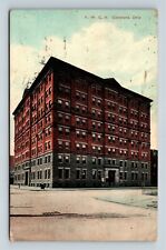 Cleveland OH, Y.W.C.A. Building, Street View, Mailbox, Ohio Vintage Postcard picture