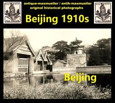 China Historical Photographies Beijing Summerpalace Buddha 2x  orig 1920s picture