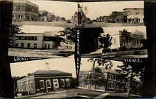 Seneca Kansas KS Multi View 1940s Real Photo Postcard picture
