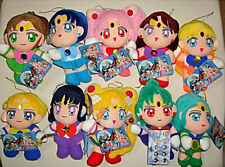 NEW Sailor Moon Plush Doll Lot of 10 Banpresto 1990s Full Set picture