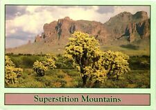 Vintage Postcard 4x6- SUPERSTITION MOUNTAINS, APACHE JUNCTION, AZ. 1960-80s picture