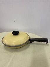 Vintage CLUB Aluminum 8.5” Skillet With Lid in Classic Yellow Color picture