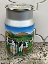Vintage CHUPA CHUPS Milk Cow Tin Can 2nd Edition Collectible Ice Cream Lollipops picture