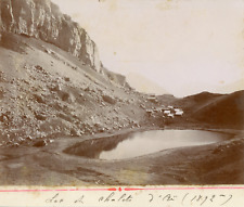 Switzerland, Lake & Chalets d'Ai, ca.1895, Vintage Citrate Print Vintage Citrate picture