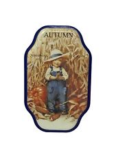 Vintage Good Housekeeping Advertising Tin Boy In Cornfield Autumn September 1928 picture
