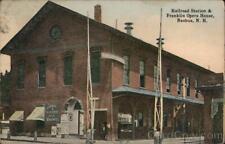 1917 Nashua,NH Railroad Station & Franklin Opera House Hillsborough County picture