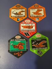 nice lot of 5 different Joy mining stickers picture