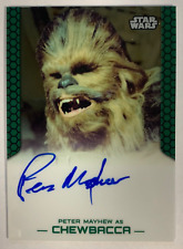 2015 Topps Star Wars Chrome Perspectives PETER MAYHEW Chewbacca AUTOGRAPH AUTO picture