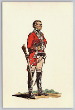 Soldier British Sergeant 17th Light Dragoons American Revolution Postcard B20 picture