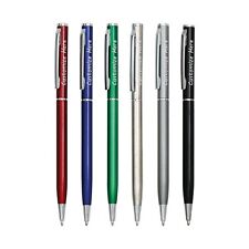 50 PCS Wholesale Custom Logo Metal Pens, Personalized Custom Bulk Pens with Logo picture