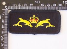 OLD RAN – Submariner Qualification EMBROIDERED SOUVENIR PATCH CLOTH SEW-ON BADGE picture
