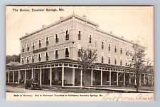 Excelsior Springs MO-Missouri, The Benton, Antique, Vintage c1909 Postcard picture