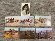 Vintage C. M. Russell The Cowboy Artist Postcards Lot of 7  Unposted picture