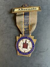 1927 American Legion Dept of Pa Annual Convention Medal York PA picture