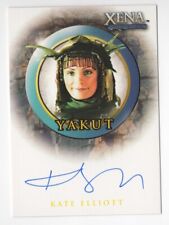 Kate Elliott as Yakut XENA Beauty & Brawn Certified Autograph Card Auto A28 picture