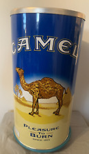 Vintage Camel Large Cylindrical Metal Floor Cigarette Ashtray New Old Stock picture