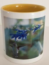 Photography Artist Custom Made White Ceramic BIRD Flower  Coffee Tea Cup Mug,New picture