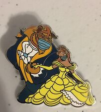 Disney's Beauty And The Beast Mask Pin 2020 Fantasy Pin With Belle Beast Dancing picture