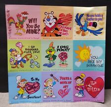 Kellogg's Characters Valentine's Day Cards, Set of 9 Vintage 2000 Tony the Tiger picture