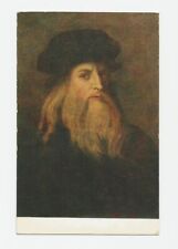 Leonardo Da Vinci Self Portrait Postcard Florence Italy Gallery picture