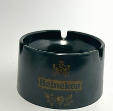 Vintage Heineken Beer Hard Green Plastic Ashtray Made By Mebel Italy picture