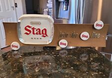 Vintage RARE Stag Beer Advertising Sign Join The Line 19