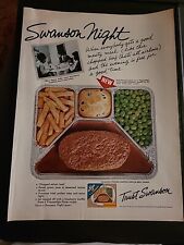 Swanson TV Dinner Print Ad Advertisement 1966 10x13 picture