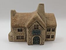 Vtg Philip Laureston Miniature Pottery Farm House Cottage Thatched Roof Building picture