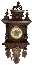 Antique 1880s Germany Gustav Becker Vienna Regulator Wall Clock 35
