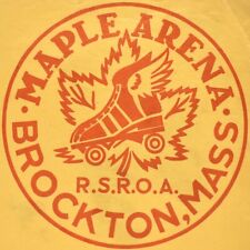 1950s Maple Arena Roller Skating Rink Label RSROA Brockton Massachusetts picture