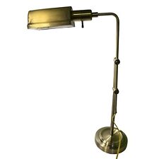 Pharmacy Table Lamp Adjustable Swing Metal Antique Brass Style 22