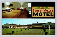 Lancaster PA-Pennsylvania, Sunset Valley Motel, Advertising, Vintage Postcard picture