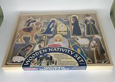 NEW Melissa and Doug Wooden Nativity Set (#3858) picture