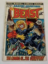1972 Marvel AMAZING ADVENTURES #15 ~ The Beast ~ low grade picture