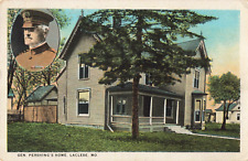 Postcard Gen. Pershing's Home Laclede Missouri Linn County picture