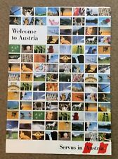 Welcome to Austria map and brochure 1991 picture