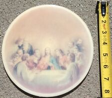 Circa 1988 Vintage Last Supper (Plate Size & Shape Or Plaque)  On Marble  picture