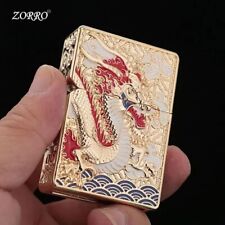 Zorro Lighter Chinese Dragon Carved Limited Edition New picture