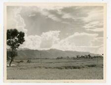 Vintage 1944 China Photograph Sian Landscape Mountains Sharp Photo WW2 CBI Xi'an picture