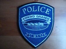 ARROYO GRANDE CALIFORNIA POLICE PATCH CA USA Obsolete Original picture